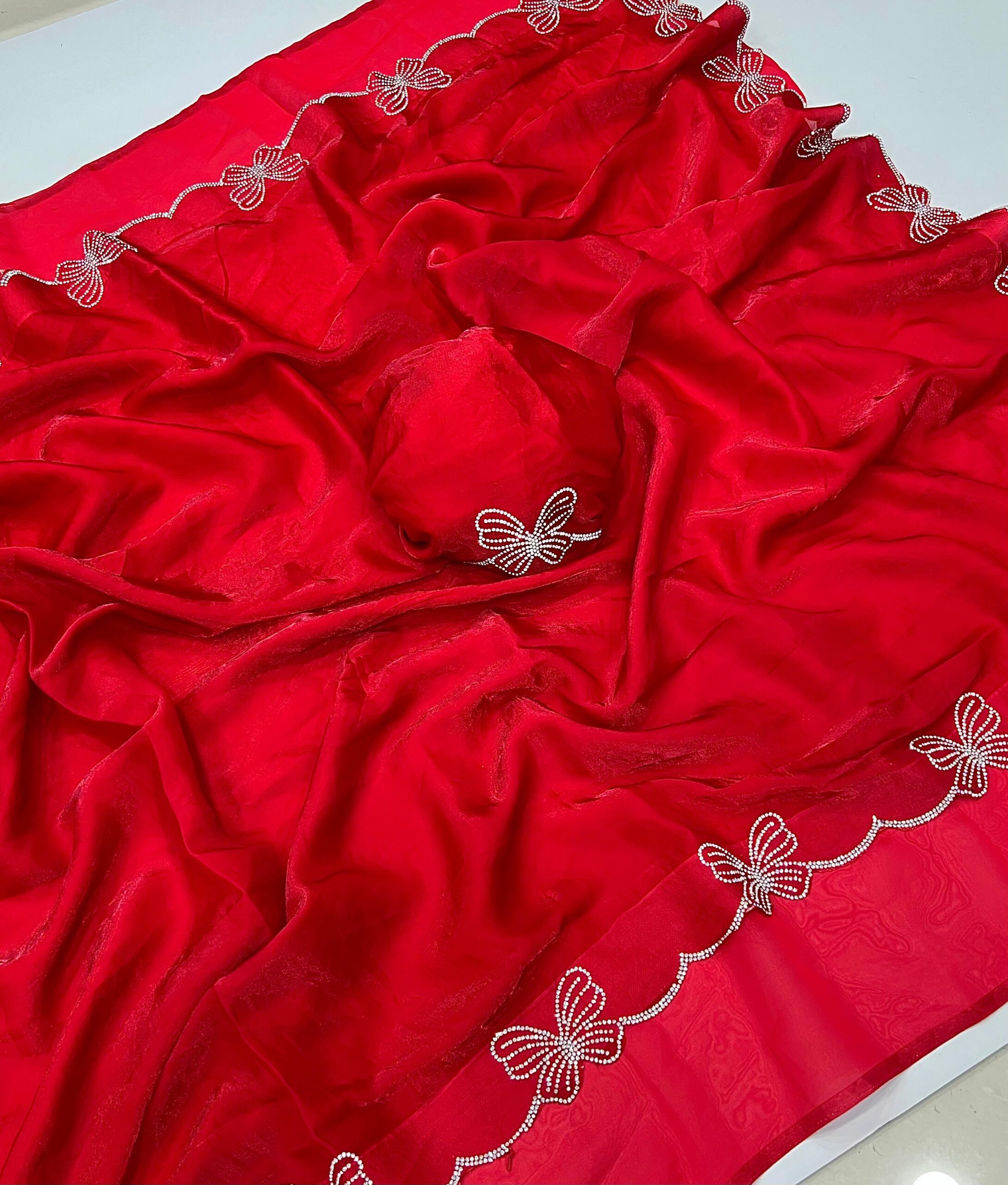 Divine Grace Space Silk Saree - Image 11