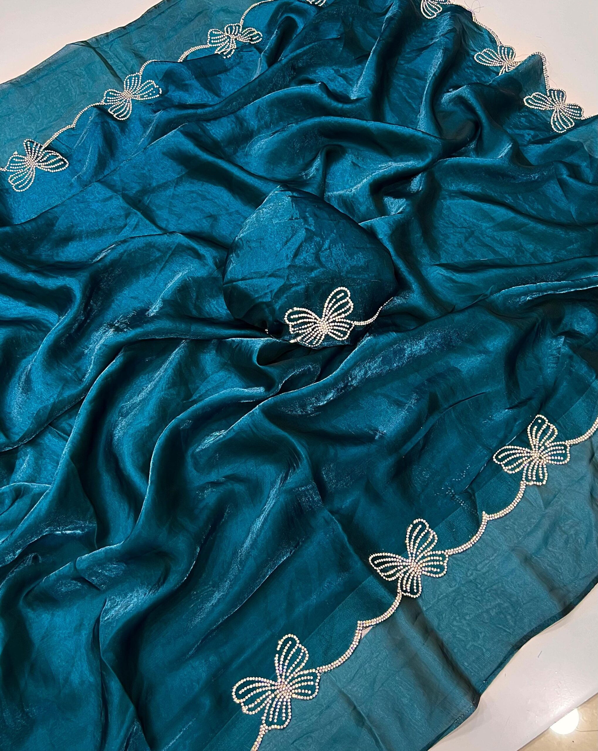 Divine Grace Space Silk Saree - Image 4